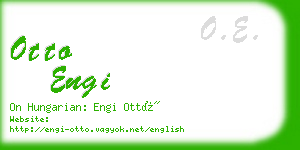 otto engi business card